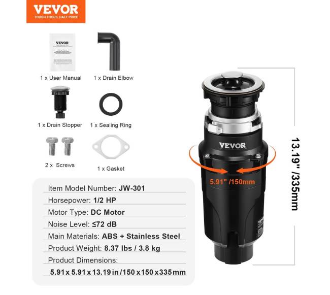 Maisto atliekų smulkintuvas 12 AG 3820 RPM6