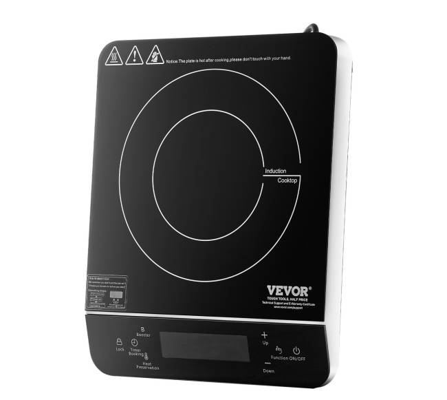 Nešiojama indukcinė viryklė 2200W, 9 lygiai0