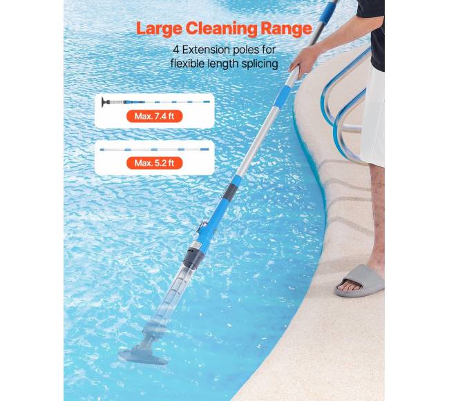 Įkraunamas baseino dulkių siurblys 1 val.4