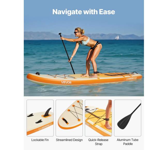 Pripučiama irklentė 3,23 m su irklo priedu3