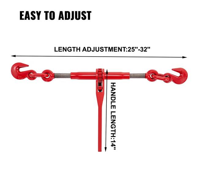 4x ratchet krovinio tvirtinimo įrankis 9.5-12.7mm4