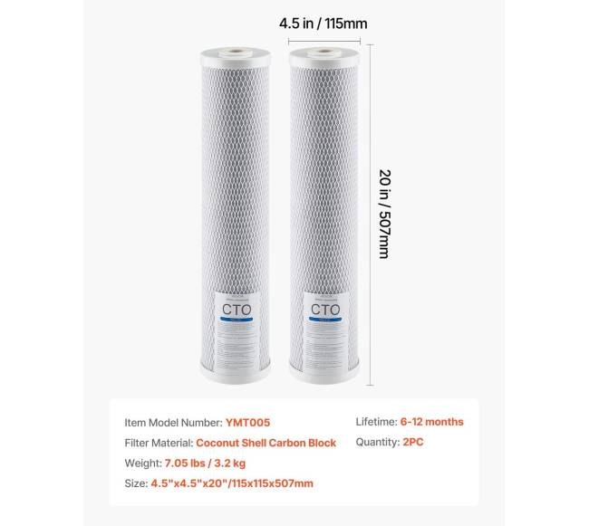 Viso namo vandens filtro kasečių komplektas6