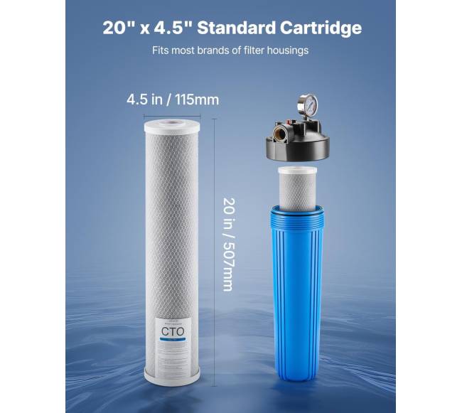 Viso namo vandens filtro kasetė 11.25x50.7 cm3