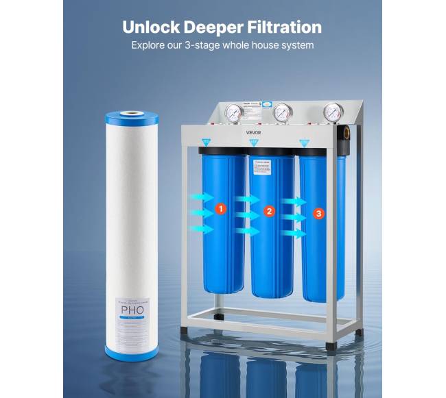 Viso namo vandens filtro kasetė 115x507 mm5