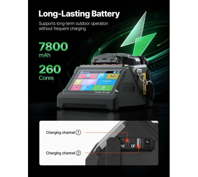 Optinių skaidulų sujungiklis su 6 varikliais3