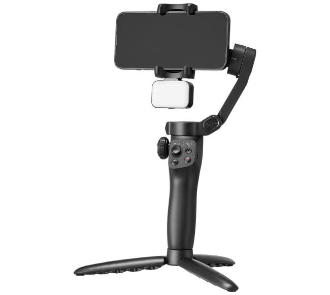 Trijų ašių stabilizatorius su šviesa telefonui9
