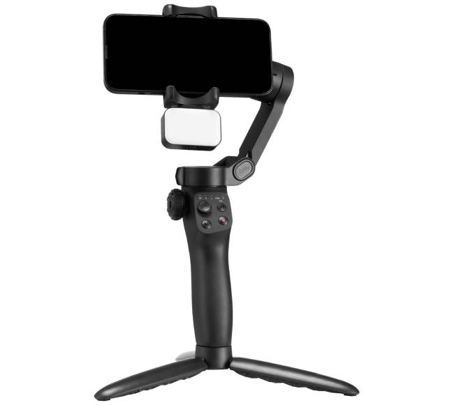 Trijų ašių stabilizatorius su šviesa telefonui10