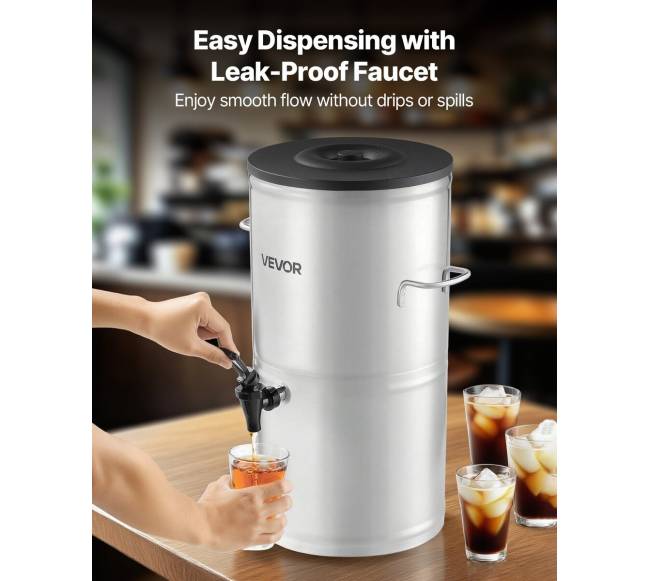 Šalto gėrimo dozatorius, 15L iš nerūdijančio plieno3