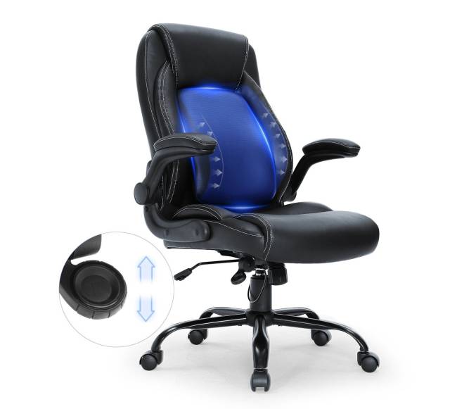 Ergonominė biuro kėdė su reguliuojama atrama0