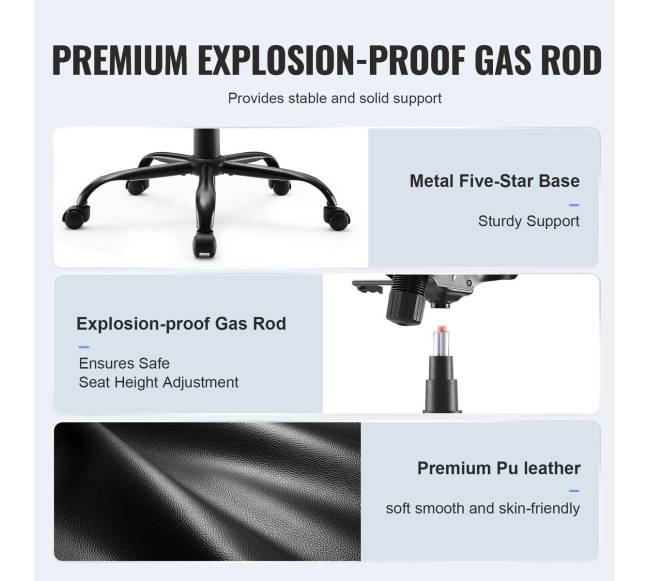 Ergonominė biuro kėdė su reguliuojama atrama4