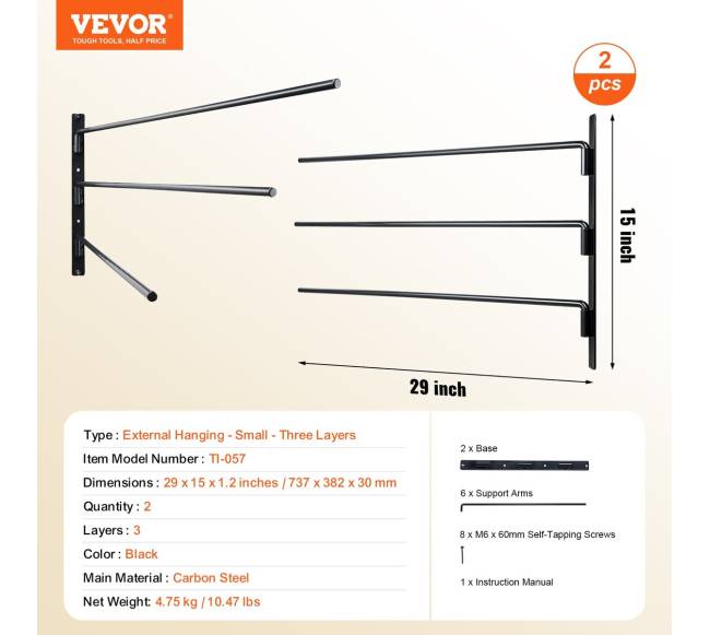 Sieninis balnakubis su trimis laikikliais6
