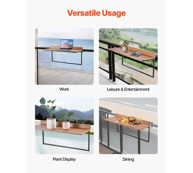 Balkono kabantis stalas 100 x 34 cm5