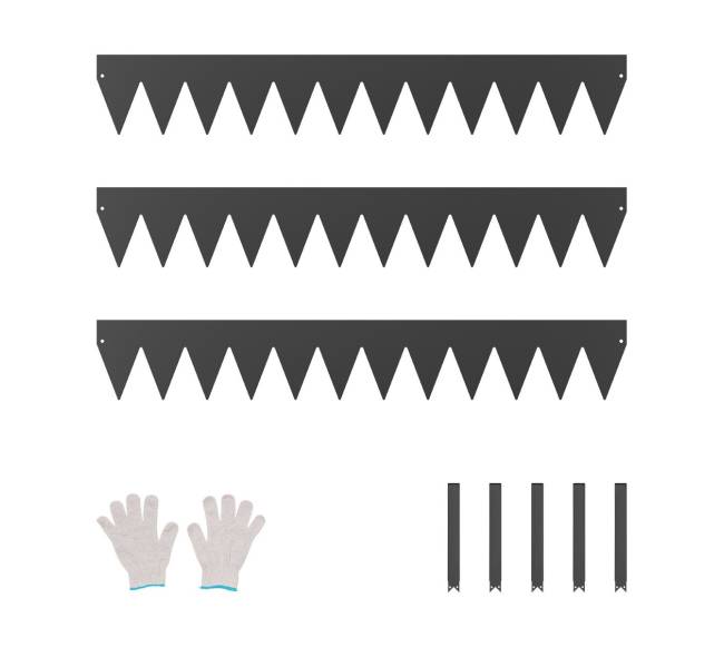 Plieninės kraštų apvados sodui 3 rinkiniai0