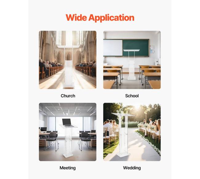 Akrilo podiumas su plačia skaitymo vieta6
