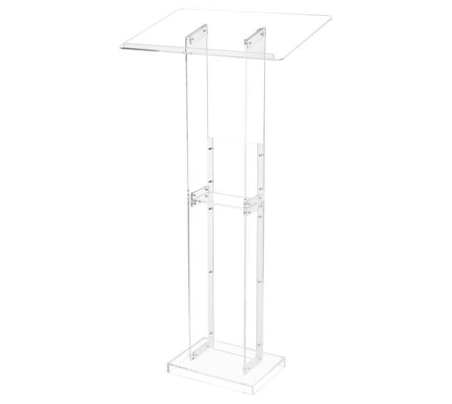 Akrilo podiumas su plačia skaitymo vieta10