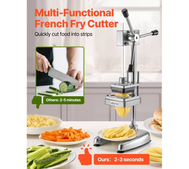 Pramoninis bulvių pjaustiklis su 3 ašmenimis1