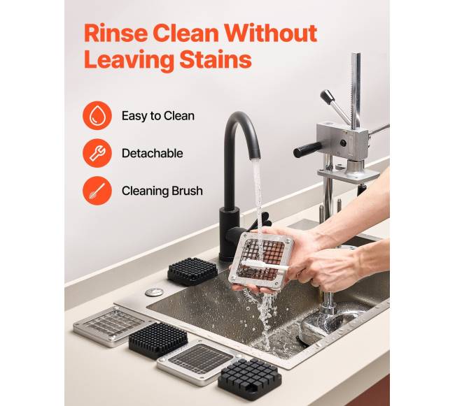 Pramoninis bulvių pjaustiklis su 3 ašmenimis5