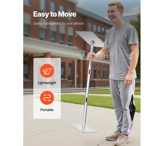 Akrilinė tribūna su reguliuojamu kampu5