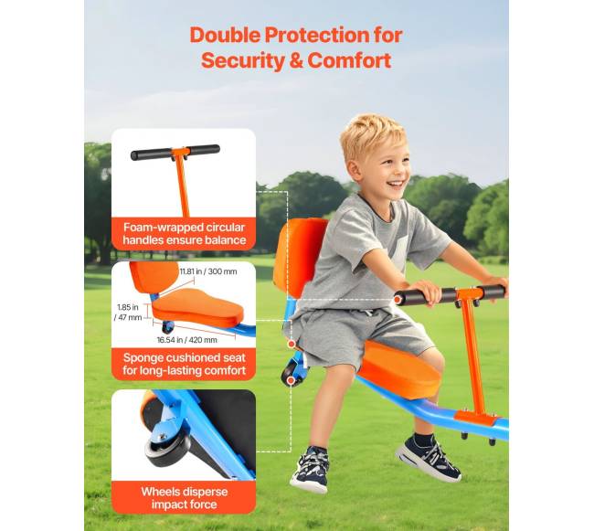 Vaikų sūpynės su 360 laipsnių sukimu5