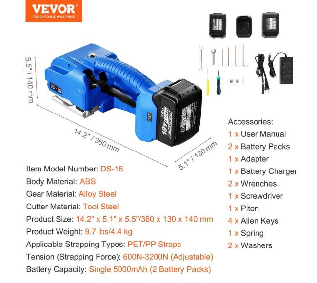 Automatinis dirželių užrišimo įrankis PPPET diržams6