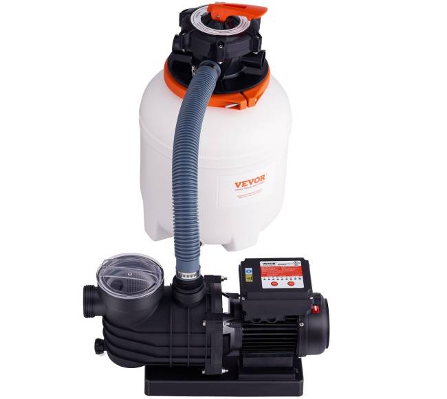 Vevor smėlio filtro siurblys baseinams, 12 colių9