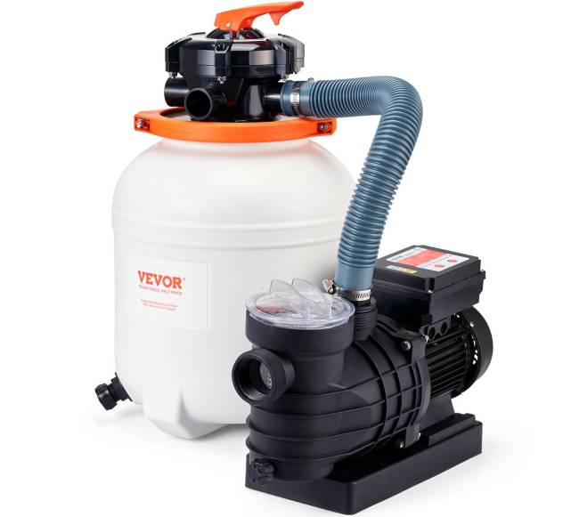 Vevor smėlio filtro siurblys baseinams, 12 colių10
