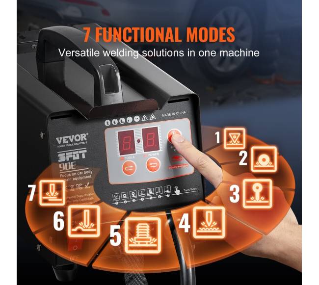 Dėmių traukėjas suvirinimui, 3 kW, 2 pistoletai2