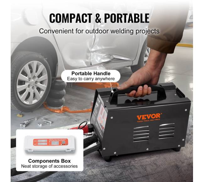 Dėmių traukėjas suvirinimui, 3 kW, 2 pistoletai5