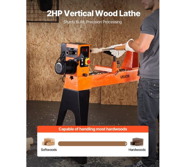 Medžio tekinimo staklės 2 AG 18 x 40 cm1