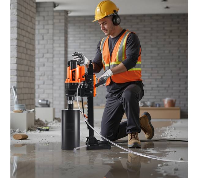 Deimantinis gręžimo įrenginys su stovu, 3000W7