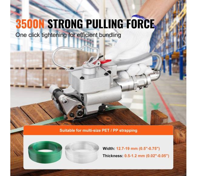 Pneumatinis tvirtinimo įrankis 1,3–1,9 cm PPPET2