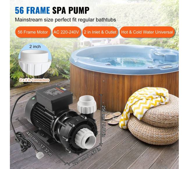 Dvikrypčio greičio spa siurblys1