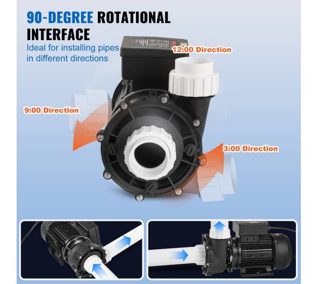 Dvikrypčio greičio spa siurblys4