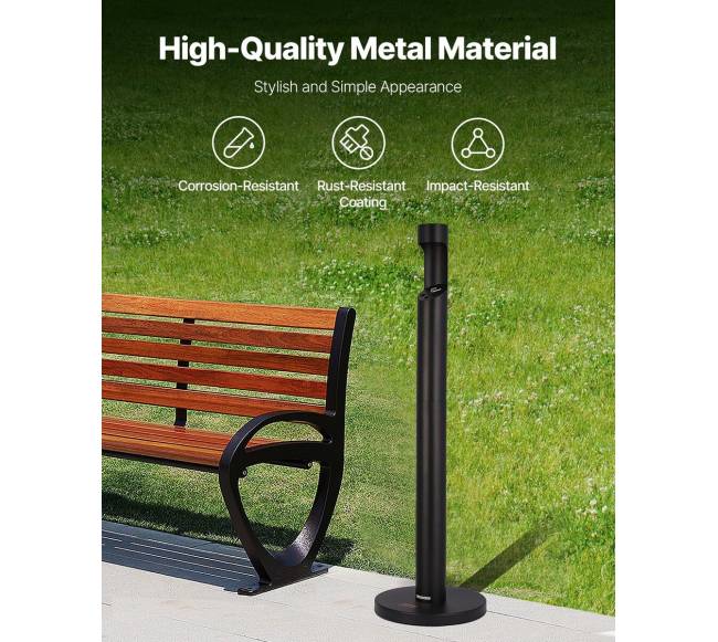 Išorinis nuorūkų surinkiklis cilindrinis juodas1