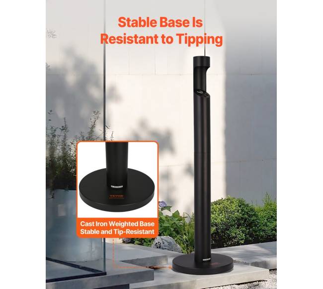 Išorinis nuorūkų surinkiklis cilindrinis juodas3