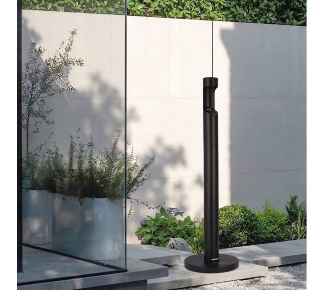 Išorinis nuorūkų surinkiklis cilindrinis juodas7