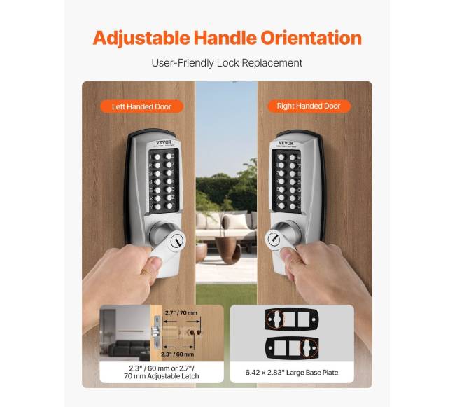 Mechaninė kodinė spyna su 14 mygtukų3