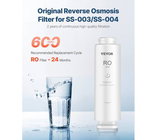 Atvirkštinio osmoso sistemos filtras SS-0041