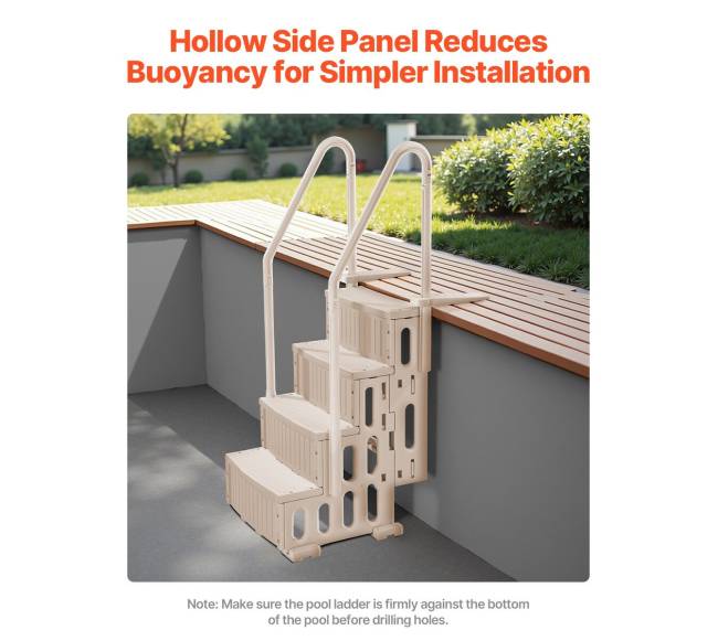 4 pakopų kopėčios baseinui su turėklais3