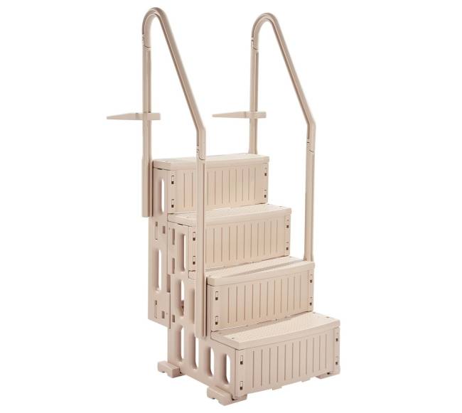 4 pakopų kopėčios baseinui su turėklais10