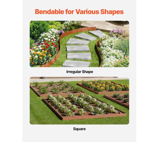 Plieno kraštų apvadai kiemui 10 vnt.3