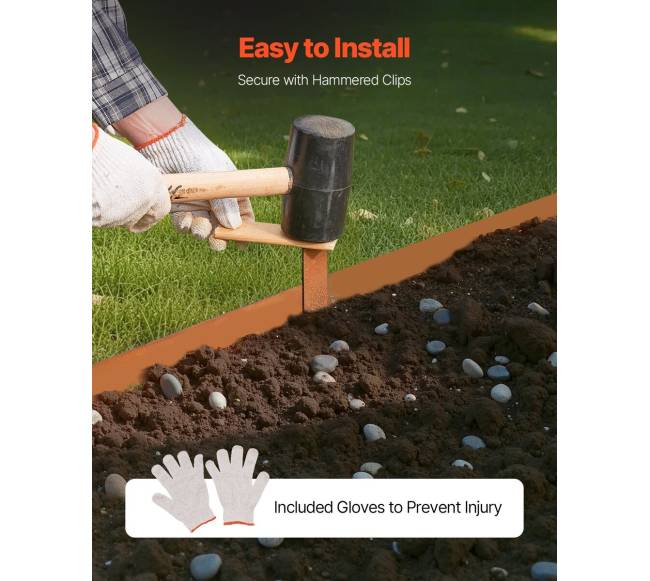 Plieno kraštų apvadai kiemui 10 vnt.4