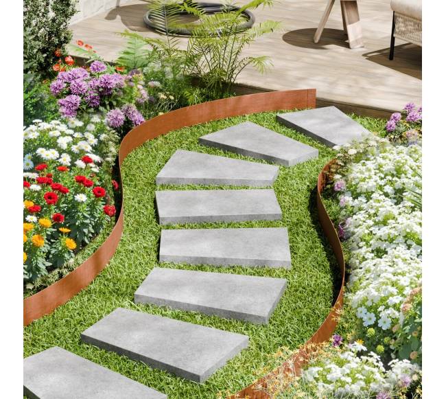 Plieno kraštų apvadai kiemui 10 vnt.7