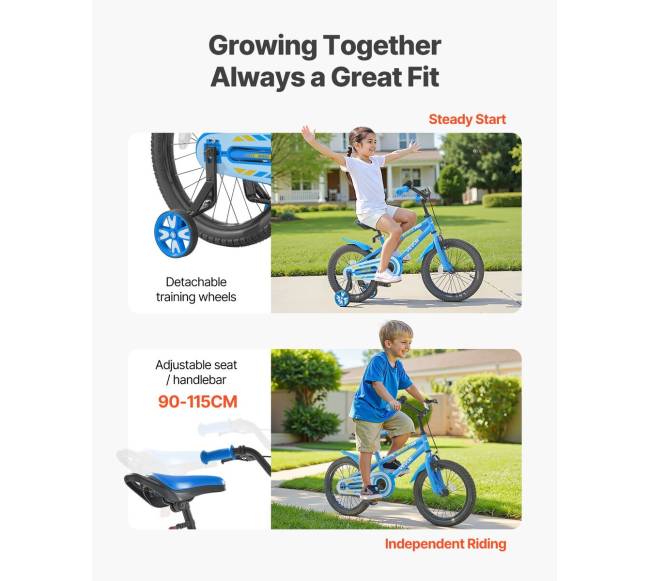 Vaikiškas 35,56 cm BMX dviratis 3-6 metų vaikams2