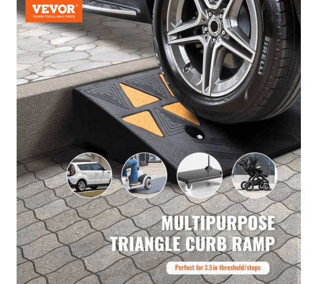 Guminė šaligatvio rampa 9,4cm 100cm pločio 15T1