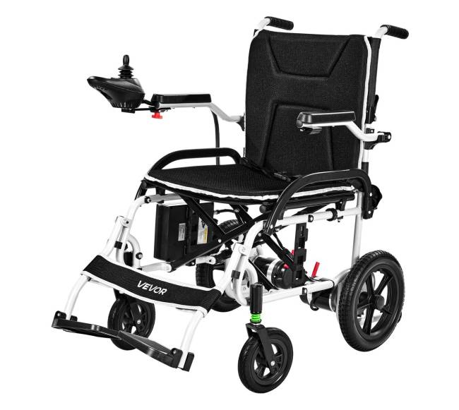 Sulankstomas elektrinis neįgaliojo vežimėlis 100 kg0