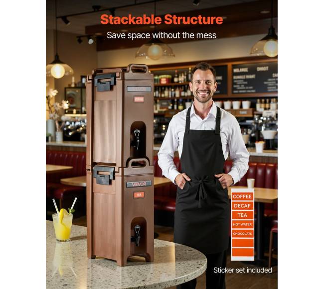 Izoliuotas karštų ir šaltų gėrimų dozatorius 19L4