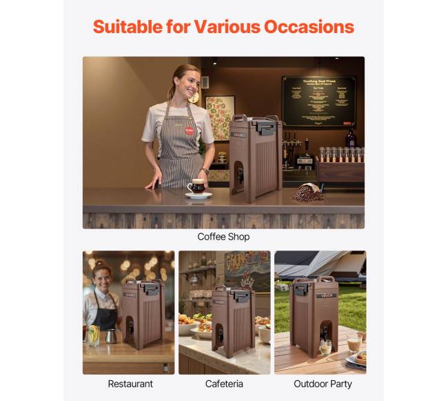 Izoliuotas karštų ir šaltų gėrimų dozatorius 19L5