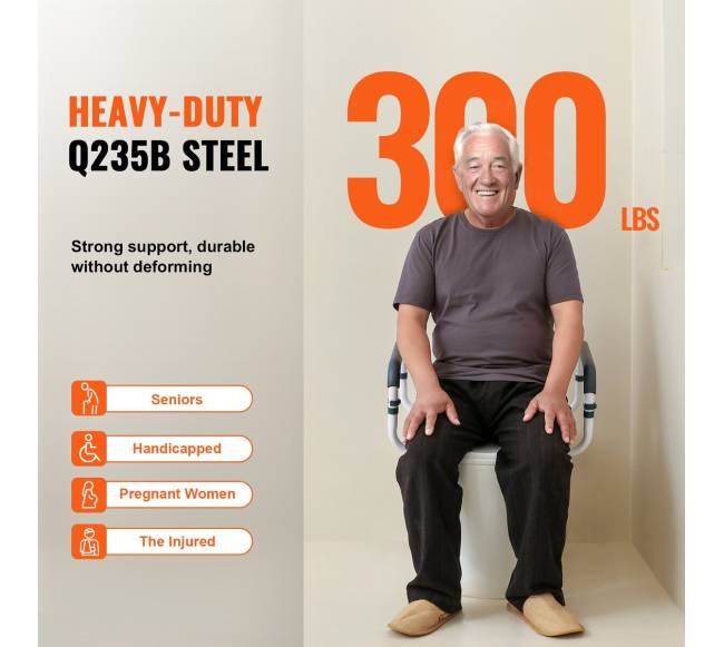 Toleto apsauginis turėklas su reguliuojamu pločiu4