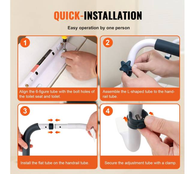 Toleto apsauginis turėklas su reguliuojamu pločiu5